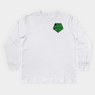 Dark Jab Cross Brand Logo Kids Long Sleeve T-Shirt